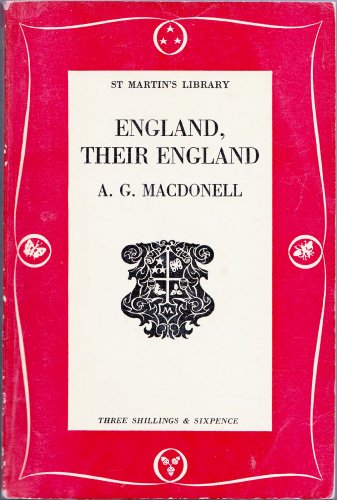 England, their England (St. Martin's library) B0007J5DHY Book Cover