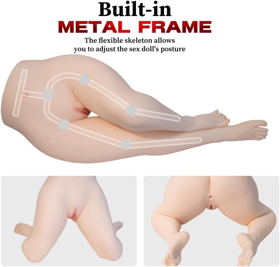 34.1lb BBW Sex Doll with Legs Male Sex Doll Crafted from Soft TPE Material Features A Realistic and Tight Vaginal Canal Detailed Anal Texture and Soft Buttocks Full Size Sex Toys for Men