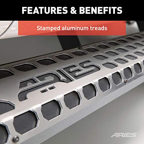 ARIES 2055175 Tapete de Paso Raw Aluminum 75 Pulg miniatura 4