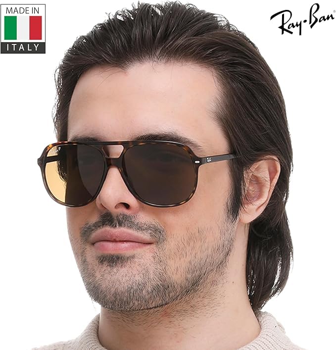 Image of Ray-Ban RB2198 BILL Square Shaped Sunglasses for Men & Women with Official RAYBAN Eyewear Kit