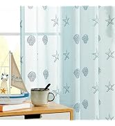 Dinosaur Blackout Curtains For Kids Room - Silver Foil Print, Thermal Insulated, 84 Inches Long, 2 Panels