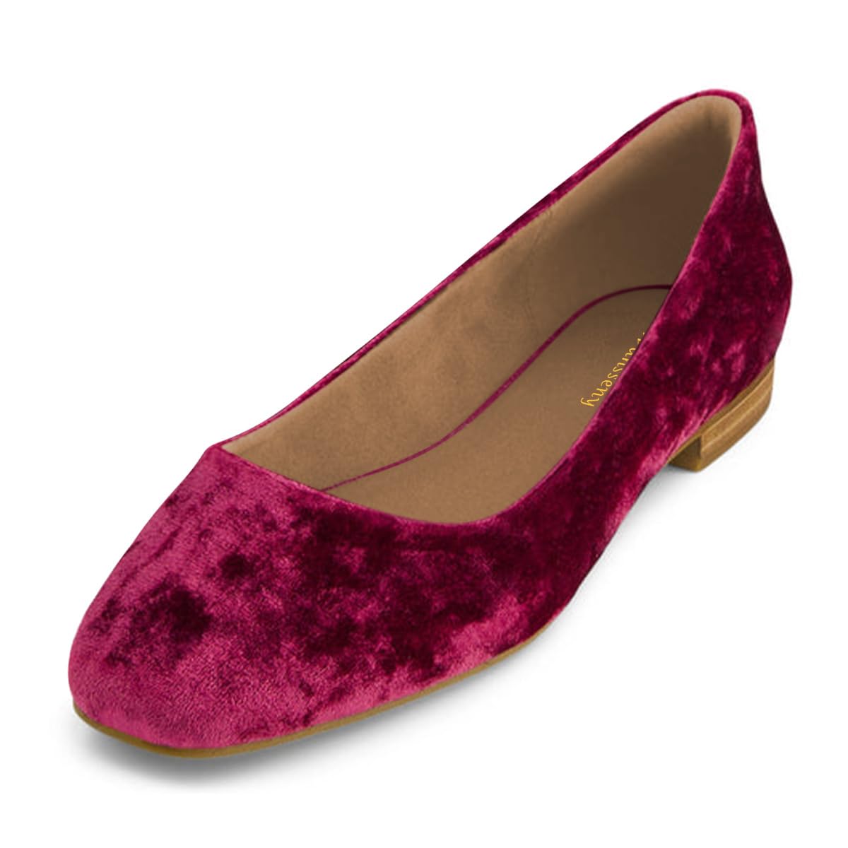 Wansseny Women Classic Round Toe Slip on Comfortable Flats Soft Insole Casual Walking Daily Commuting Shoes Size 4-16 US