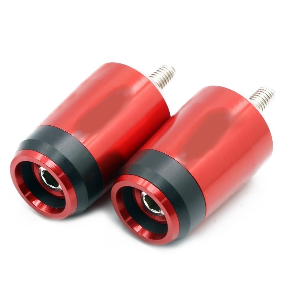 Bouchons de guidon CNC aluminium rouge pour CBR500R
