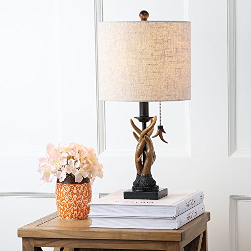 JONATHAN-Y-JYL1031A-Gaston-205-Resin-Mini-LED-Table-Lamp-Farmhouse-Traditional-Cottage-Rustic-Office-Living-Room-Family-Room-Dining-Room-Bedroom-Hallway-Foyer-Brown JONATHAN Y JYL1031A Gaston 205 Resin Mini LED Table Lamp Farmhouse Traditional Cottage Rustic Office Living Room Family Room Dining Room Bedroom Hallway Foyer Brown