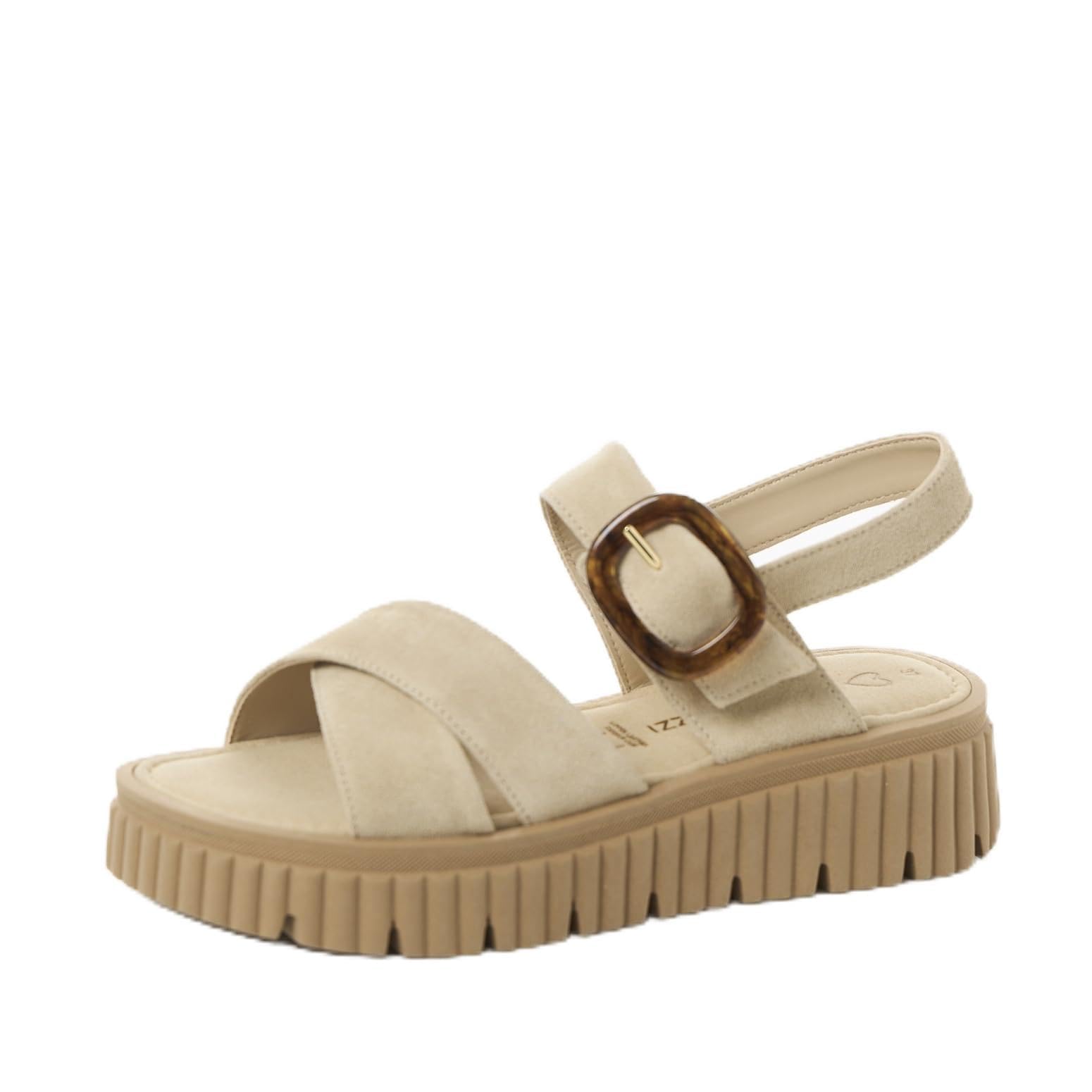 MARCO TOZZI Women's 2-28290-44 Sandals, Dune, 5 UK