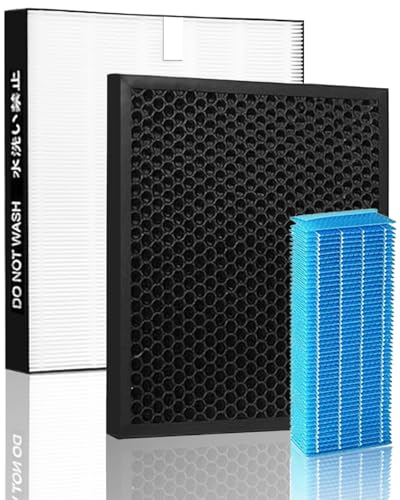 MRICH 静電 HEPA 集じんフィルター FZ-G30HF 高密度 活性炭 脱臭フィルター FZ-G30DF/FZ-H30DF 抗菌 加湿フィルター FZ-G30MF（3点セット）シャープ（SHARP）加湿器 空気清浄機 KC-30T5 KC-30T6 KC-30T7 KC-35T7 交換用フィルター 互換品