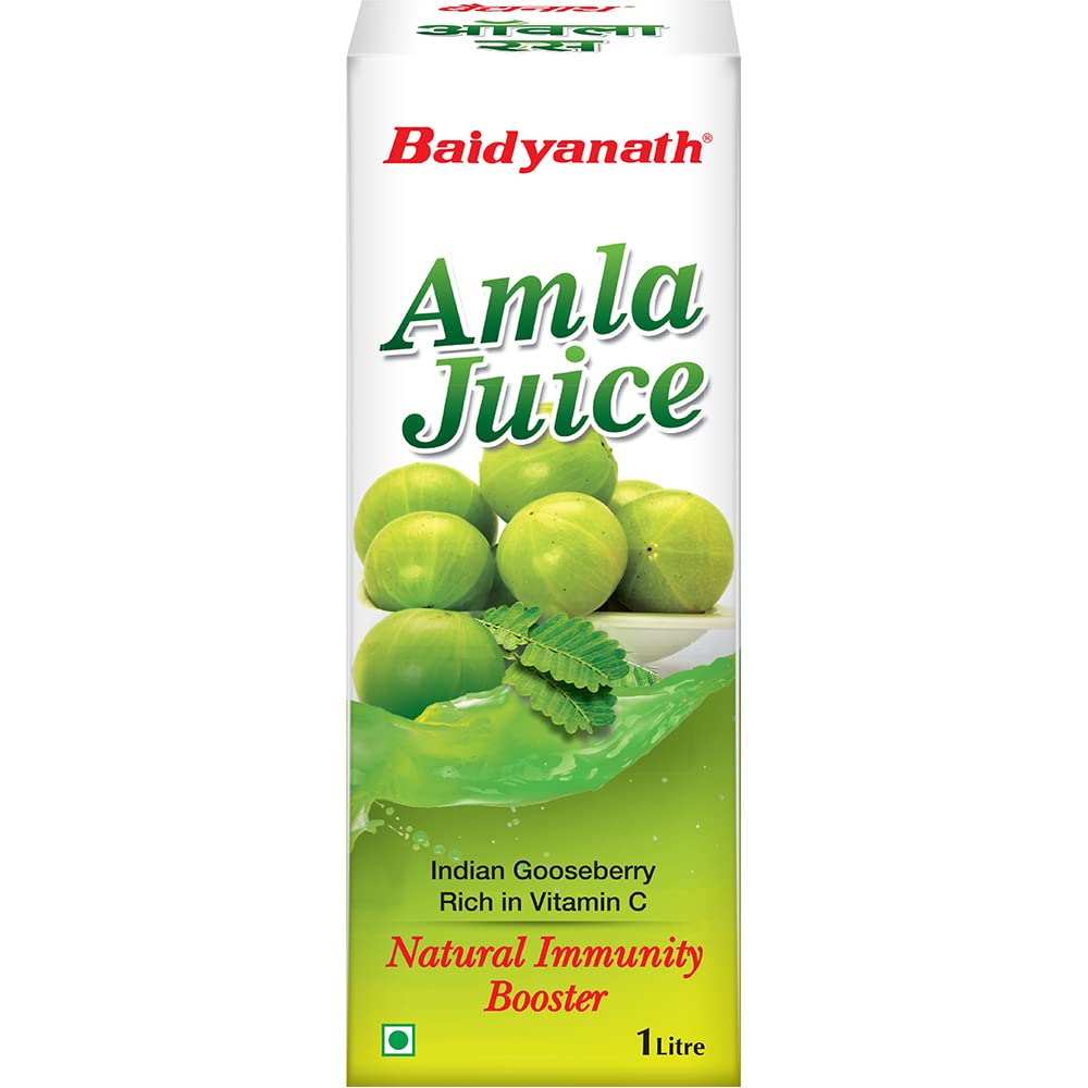 Buy Baidyanath Amla Juice 1L Rich in C and a Natural Booster Rich