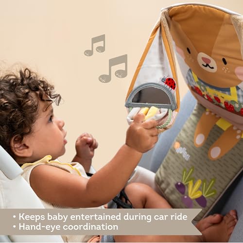 Taf Toys 13325 Play & Kick Infant Car Seat Toy Spielboard Hase fürs Auto, Medium, Kaninchen