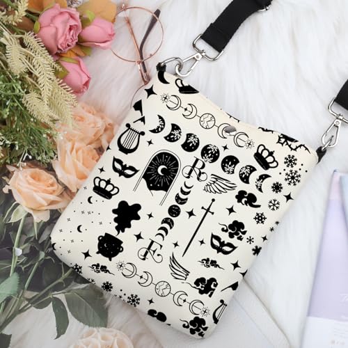G2TUP Novel Inspired Gift Romance Reader Crossbody Bag Book Lover Travel Bag Bookish Gift Fiction Merch2