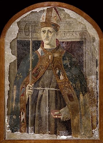 Peinture Saint Louis de Toulouse : Sublimez votre salon avec cette affiche d'art mural 60x90cm