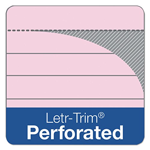 Tops Prism Writing Pads, 8-1/2" x 11-3/4", Legal Rule, Pink, Perforated, 50 Sheets, 12 Pack (63150) by Tops - Image 6