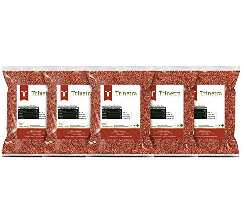 Image of Trinetra Ragi Sabut (Finger Millet Grain) | Calcium-Rich Healthy Millet for Everyday Use | 2.5 kg (5 x 500g)