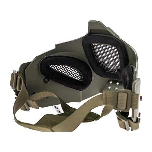 Nuprol Mesh Lower Face Shield V4; Olive Drab - Image 2