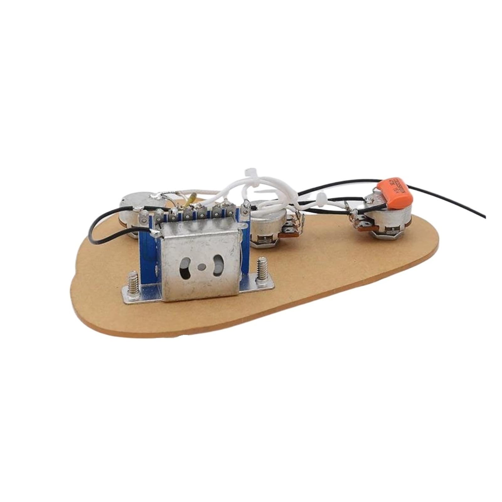1 juego de arnés de cableado para guitarra eléctrica SSH potenciómetro de 500 K interruptor de 5 vías