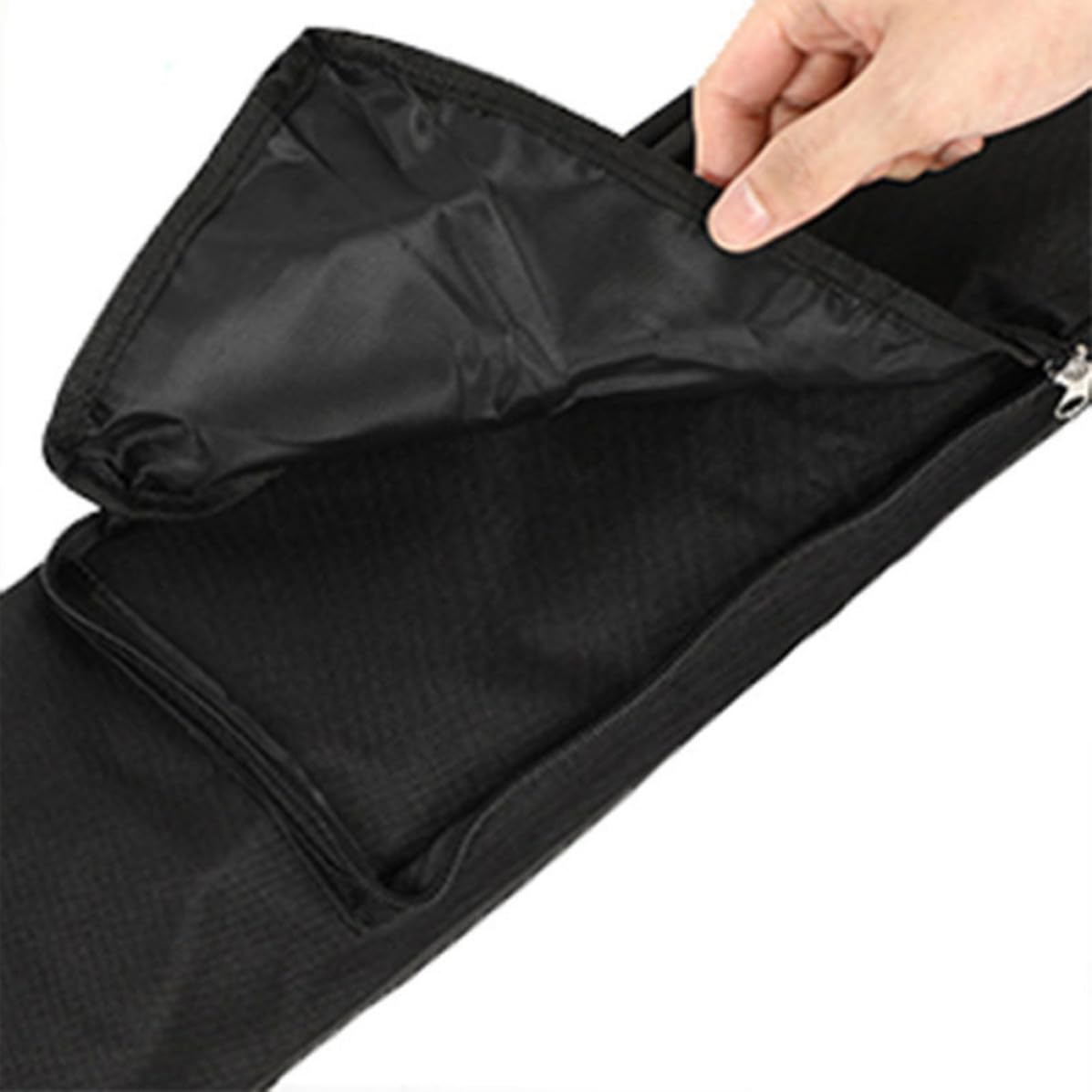 Borsa da Golf in Nylon Nero Tracolla, Resistente e Confortevole, come Borsone da Viaggio per Golfisti