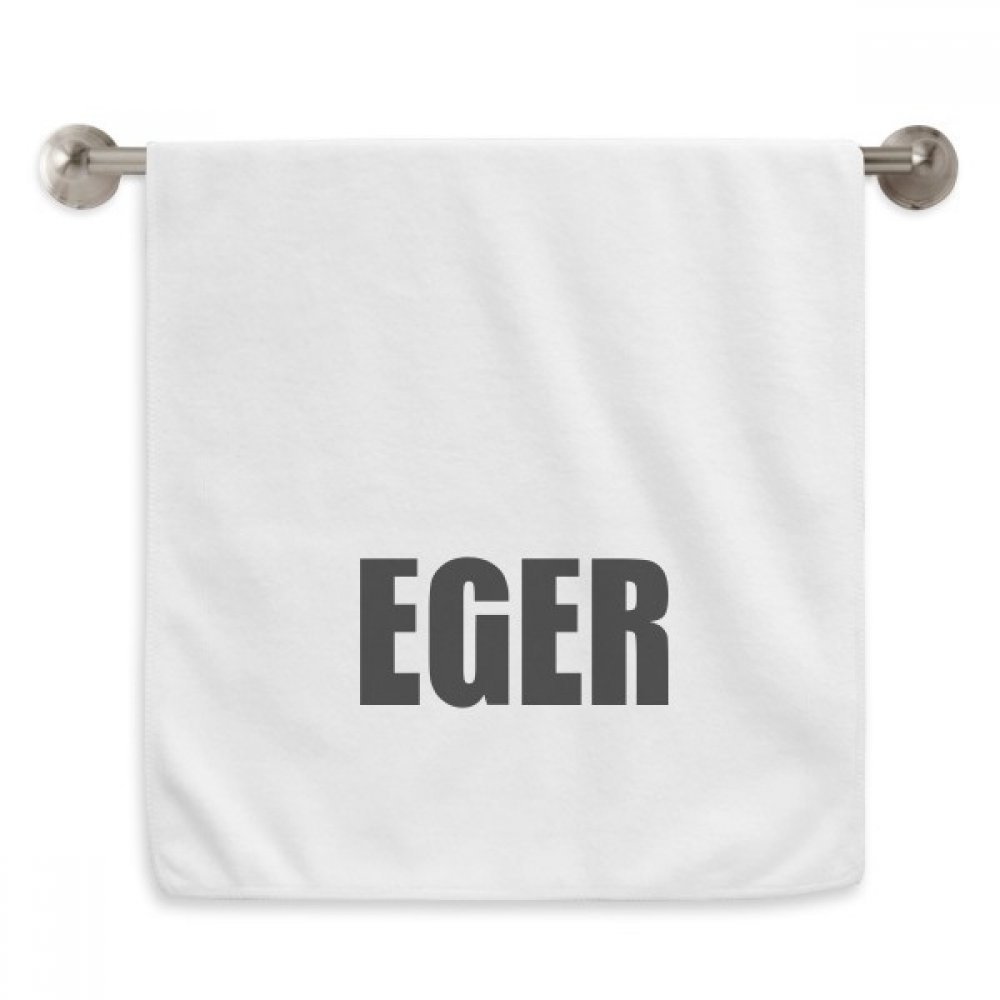 Serviettes moelleuses Eger Hongrie | Essuie-mains blanc 13x29
