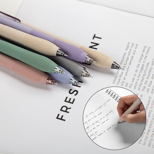Image of Linbsunne Gel Pens Black Ink Pens for Office 0.5mm Fine Point Pens Smooth Writing Retractable Work Pen (12-count)