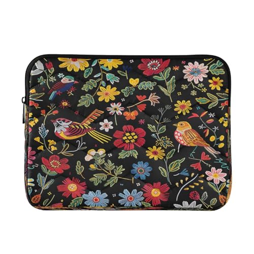 Funda para portátil 13-14 pulgadas impermeable con diseño bordado