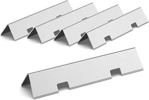 QuliMetal 7636 67046 Barras aromatizantes para Weber Spirit 300 y GS4 Spirit II 300 Series, Spirit E310 E320 E330 S310 S315 S320 S330 Grill con