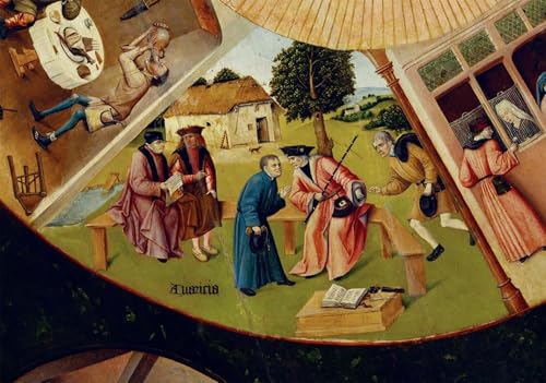 Affiche la charrette à foin de Hieronymus Bosch comme tableau de décoration salon unique