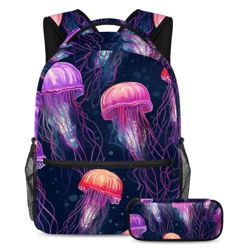 Cartables Deep Seaworld méduse colorée résistant pour éviter les sacs déchirés