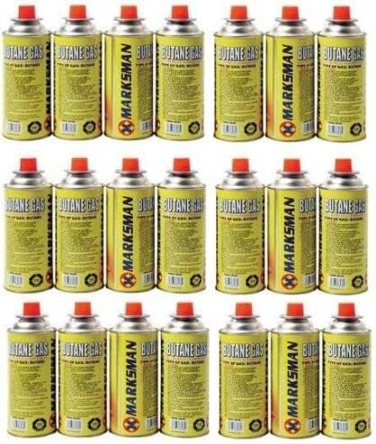 HS Butane Gas Bottles Canisters For Portable Stove Cookers Grill Heaters Weed Wands Cooking Gear Cookware Camping Utensils Supplies Kitchen Grills BBQ Essentials Campfire Set Kit Hiking (16 GAS)