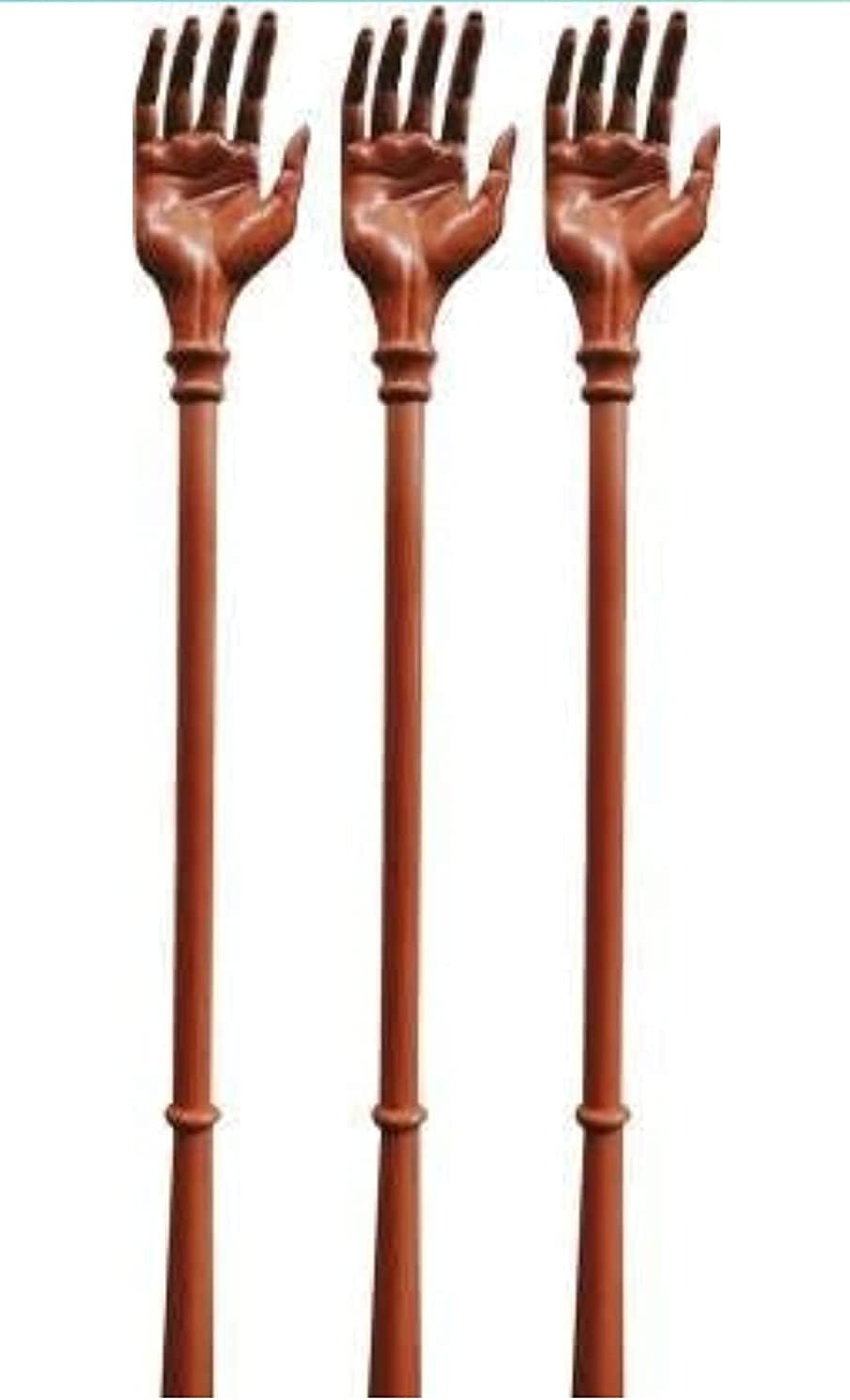 Itching Stick 14 Inch plastic Back Massager Back Scratcher/khujli stick for men,women and kids(pack of 3) made in india