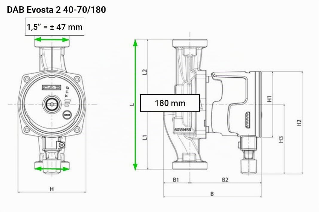 Evosta 2 40-70/180 de DAB - Categoría Circulador