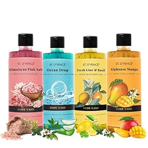 ST. D’VENCÉ Shut the Soap up Body Wash Combo Deep Skin Cleansing, Ultra Refreshing (Pink Salt + Ocean Drop + Lime…