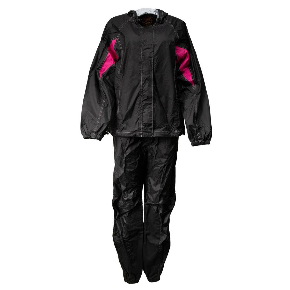 Milwaukee Leather Women's Motorcycle Hooded Water-Resistant Rain Suit for Outdoors