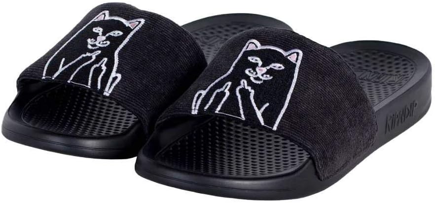 RipNDip Lord Jermal Slides Black Corduroy
