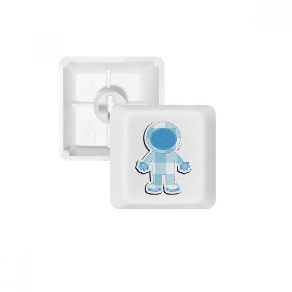 Keycaps PBT Alien Astronaute blancs pour clavier mécanique OEM R4 multicolore - 4