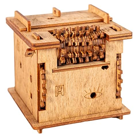iDventure Cluebox - Schrödingers Katze - Escape Room Spiel - kniffeliges Puzzlebox 3D Holzpuzzel Rätsel - einzigartige Knobelspiele - Escape Box Spiele Für Erwachsene und Rätselbox für Kinder Cover