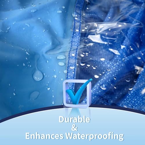 غطاء تنظيف مكيف هواء سبليت من وانوس مع انبوب مياه بطول 10 اقدام والواح مقاومة للماء، وجهان لدعم الواح مكيف الهواء مع شنطة