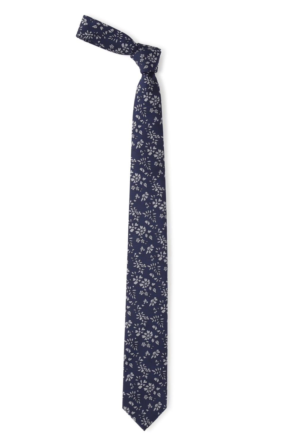 louis philippe Men Navy Print Tie-picture-37