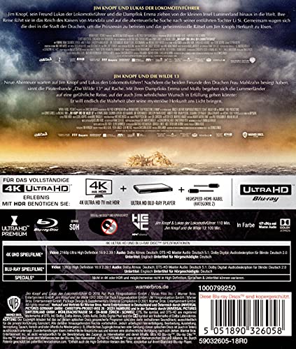 Jim Knopf 1 + 2 (Doppelset) – 4K Blu-ray (UHD + Blu-ray Disc)