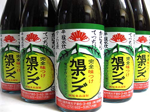 Amazon.co.jp: 【贈答用に☆箱入り6本セット】完全味つけ 旭ポンズ（旭