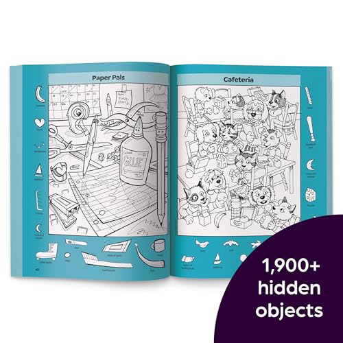 Hidden Pictures School Puzzles