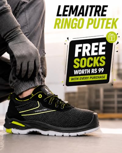 Image of Lemaitre Ringo PUTEK Aluminium Toe Toe Safety Shoes for Men
