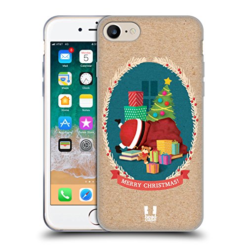 Coque MagSafe iPhone SE antichoc militaire motif de Noël Head Case
