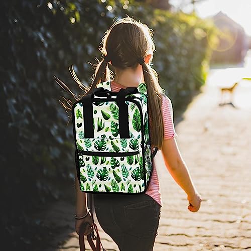 Sac à dos garçons imprimé jungle verte pour grandir libre - 7