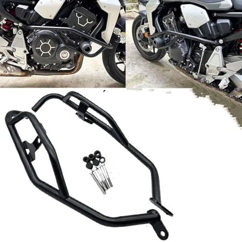 Garde moteur CB1000R évitez les dommages de chute cadre noir - 3