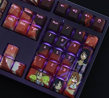 Amazon.co.jp: けいおん！ キーキャップ 108 PBT キーボード