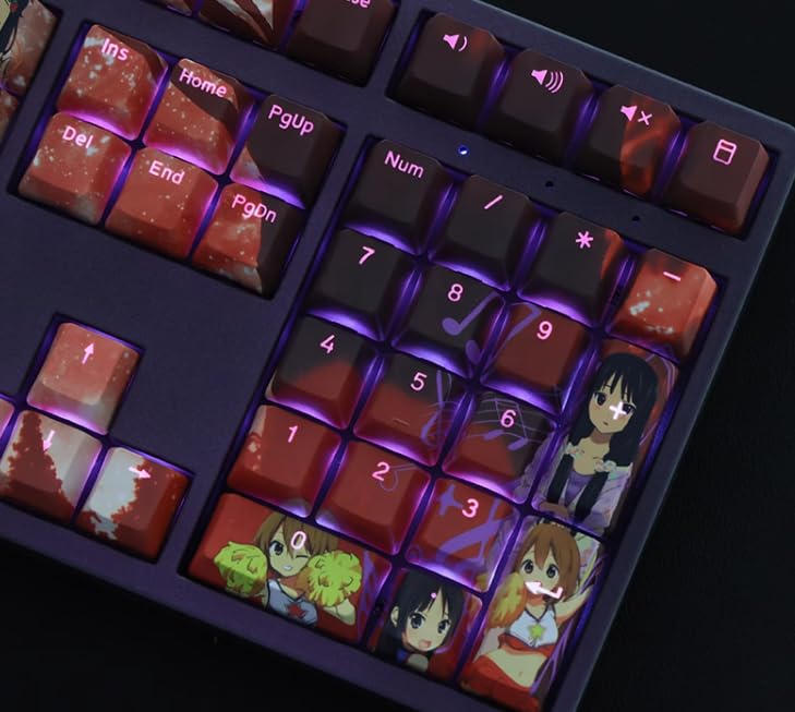 Amazon.co.jp: けいおん！ キーキャップ 108 PBT キーボード アニメ