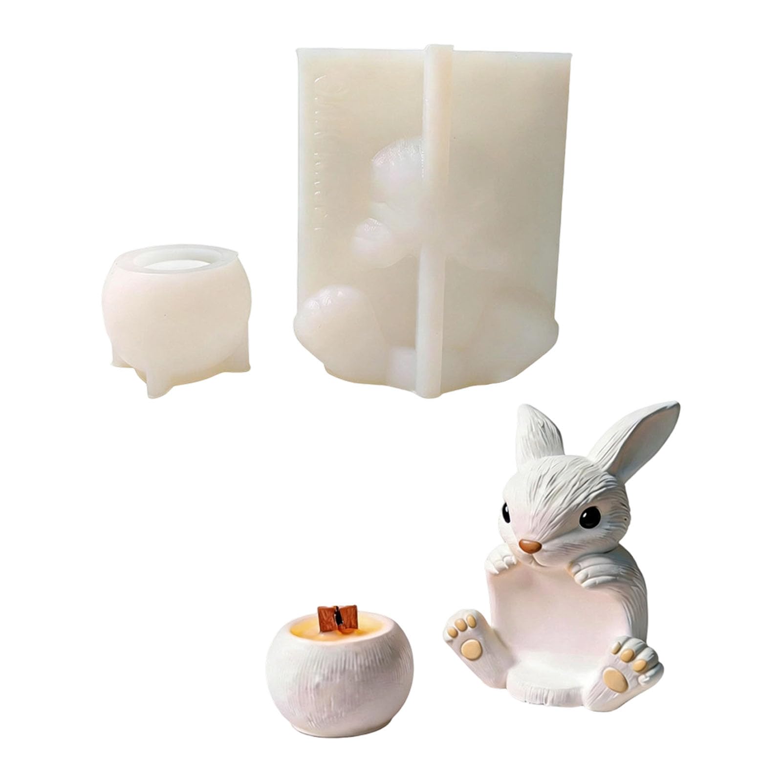 Msioytog Sturdy Rabbits Holder Silicone Easy to Cleaning and Flexible for Creative Projects Detachable