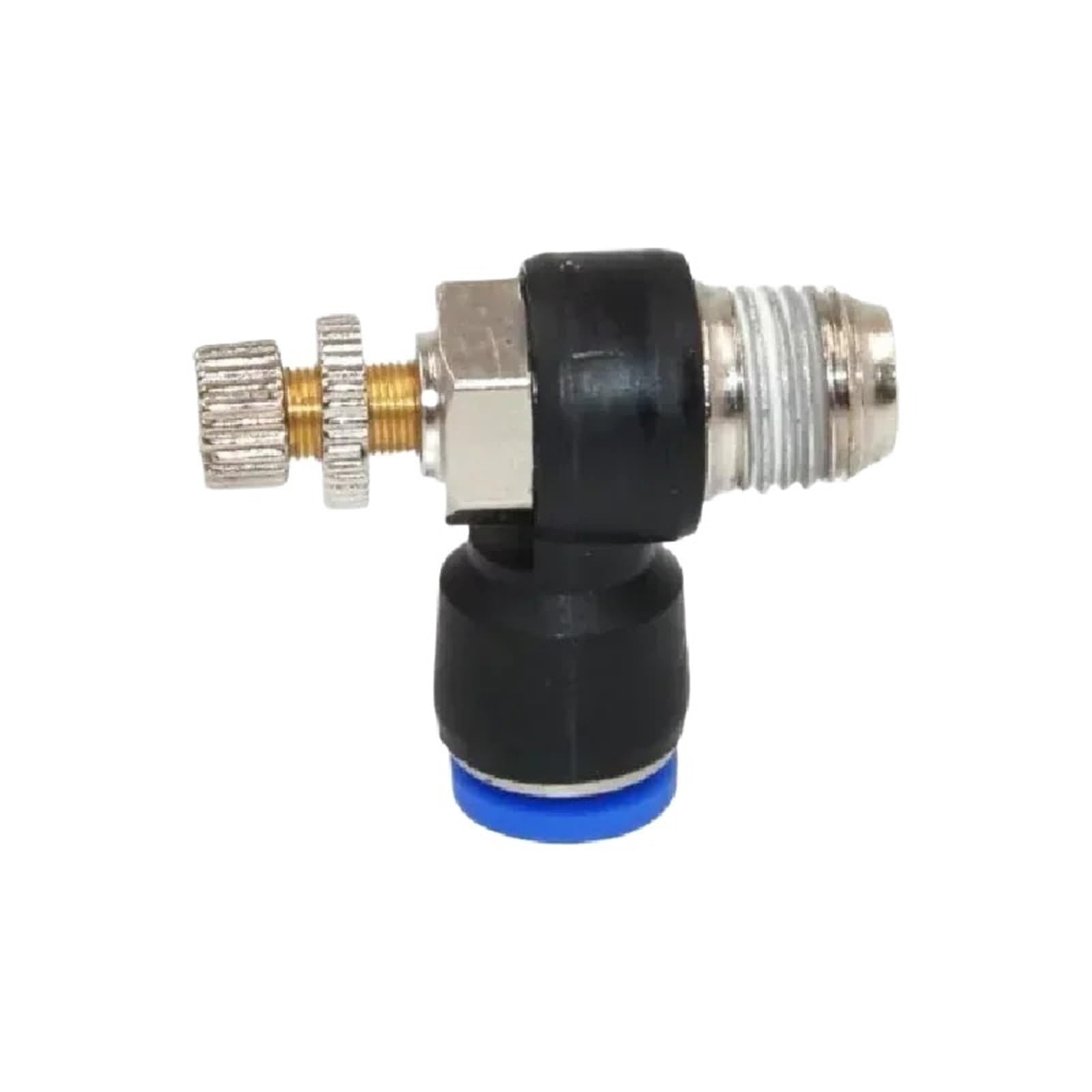 5/10 raccordi rapidi raccordi pneumatici M5 valvola a farfalla tubo flessibile regolabile (SL8-04, 10 pezzi)