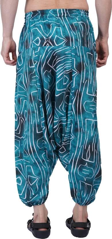 Image of Whitewhale Men's Cotton Solid Harem Pants Yoga Trousers Hippie Pant