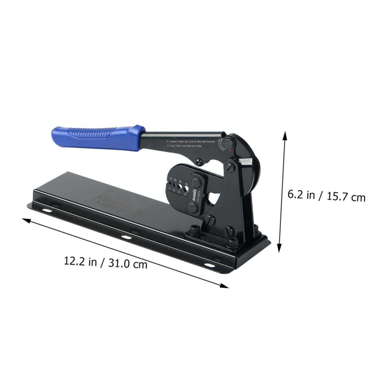 Alicates de Crimpeado de 8 Formas de Acero al Carbono para Cables | Funda de Aluminio, para Cable Line y Dog Leashes, Prensado de Manga Cobre o Aluminio