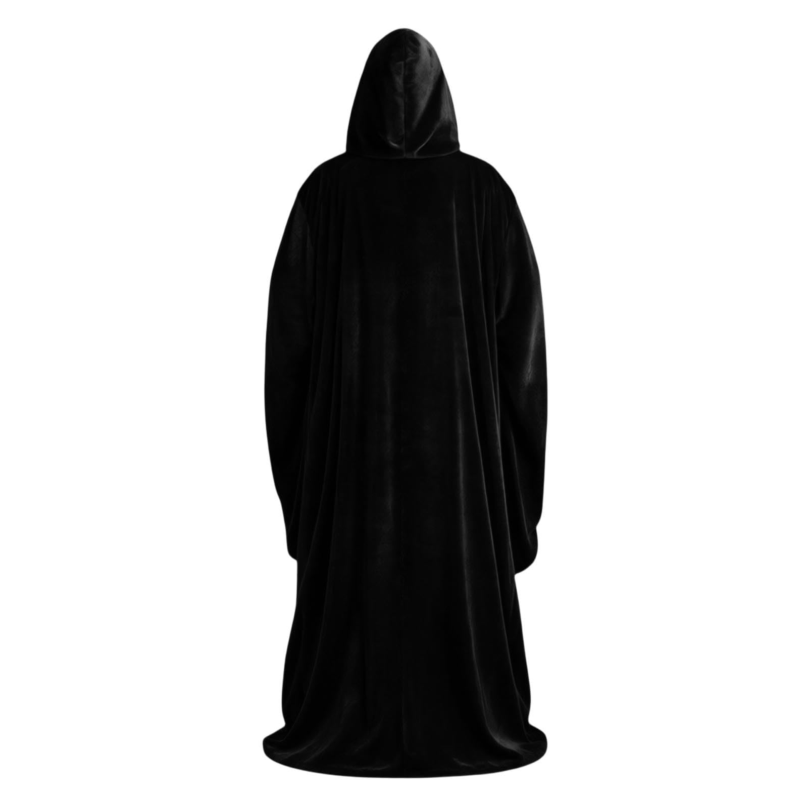 Generisch Eleganter Unisex Umhang für Cosplay, Halloween-Rollenspiele,Einfarbig | weicher Stoff | vielseitig für Kostümpartys & Bühnenauftritte | Einheitsgröße