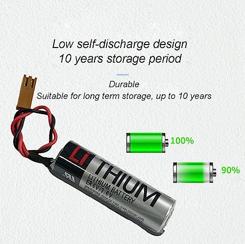 Pack de 5 pilas ER6V 3.6V 2400mAh Lithium miniatura 5